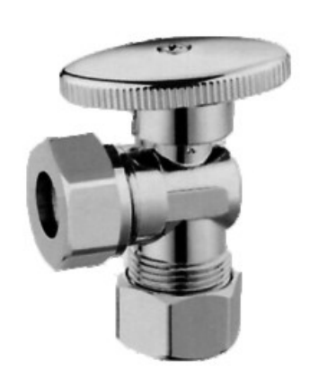 Female Swivel x O.D. Elbow Angle Valve