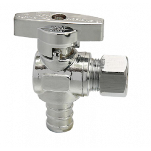 Pex x O.D. Elbow Angle Valve