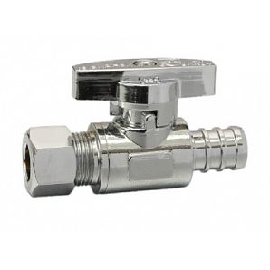 Pex X OD Straight Angle Valve