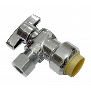 Push x O.D. Elbow Angle Valve