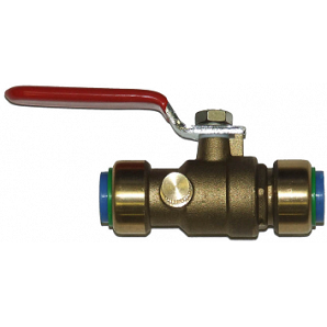 Push Connect Ball Valve with Drainer